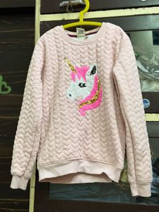 Girls' Adorable Unicorn Sweatshirt