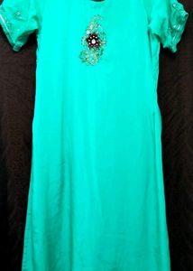 Kurti Fancy Bridal Jarkan stone Embroidery work