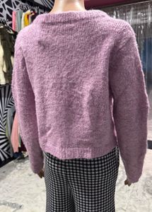 Lilac Knit Cardigan