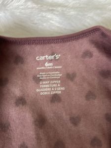 New Adorable Pink Heart Footie Pajamas