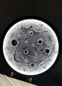 3d texture Moon Lamp handmade