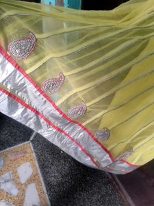 Elegant Yellow Anarkali Suit