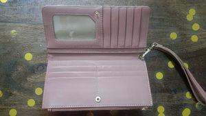 Marie Claire textured wallet with wrist