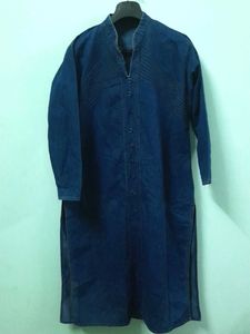 Denim Long Kurta 💙
