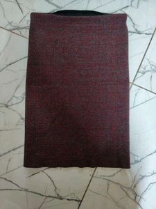 Winter Woolen Maroon Textured Pencil Skirt