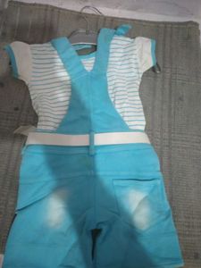 Girls Dungree Set