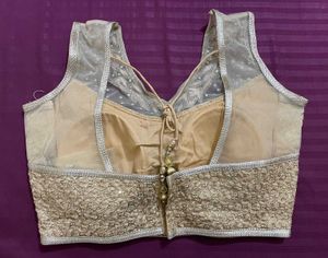 Embellished Golden Blouse