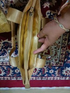 Metallic Gold Tote Bag
