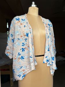 Floral Print Kimono Shrug