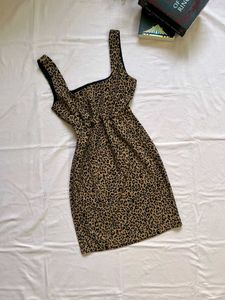 Leopard Print Mini Dress