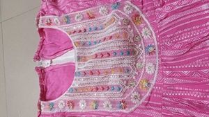 Beautiful Pink Printed Kurta Set