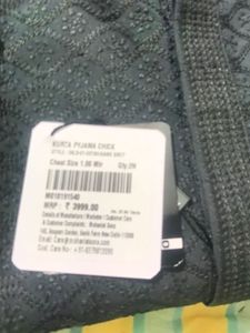 brand new Mohanlal sons chikankari kurta pajama se