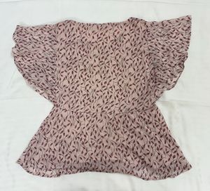 Pink Modest Top
