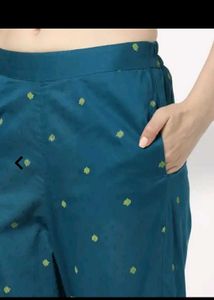 Stylish Blue Palazzos with Print