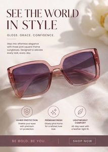 Gucci monolog sunglasses Chic Pink