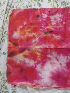 Vibrant Tie-Dye Bandana Scarf