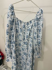 STYLECAST Floral Print Square Neck Dress
