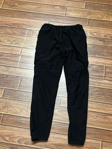 Black Cargo Jogger Pants