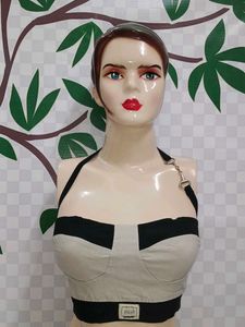(100)Unique Bustier Design Shoulder Bag