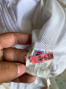 Fila White Zip-Up Lightweight Jacket