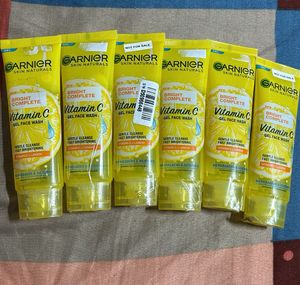 GARNIER VITAMIN C GEL FACE WASH PACK OF 6