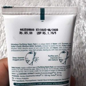 Himalaya Herbals Purifying Neem Pack, 50g Packagi