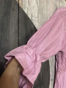 Beautiful Pink Ethnic Gown