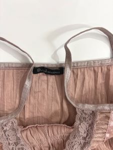 Coquette lace cami top