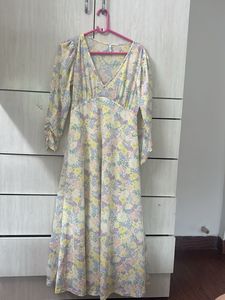 Pastel Floral Maxi Dress
