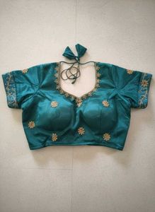 Elegant Teal Embroidered Lehenga Set