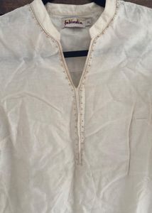 Like New Fabindia Pure Silk Festive Kurta