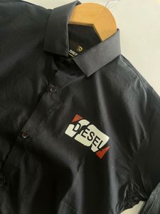 Diesel Black Cotton Shirt