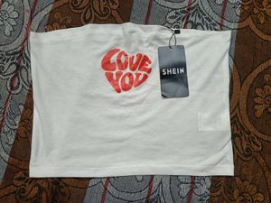 Cute "Love You" Heart Graphic Tee