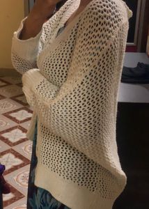 Crochet knit Cardigan