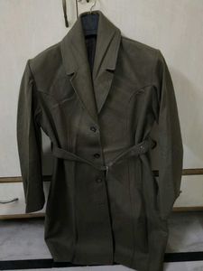 unisex imported Stylish Olive Green Trench Coat