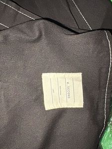 Chic Black Denim Pinafore Dress
