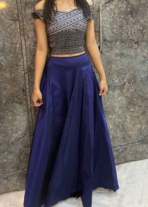 Stylish Crop Top & Skirt Set