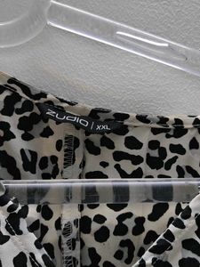 Leopard Print Ruffle Dress