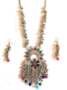 Combo of 4 Navratri necklace earrings set