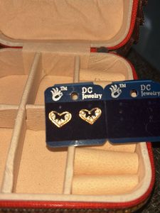 Heart Shape Stud Earrings