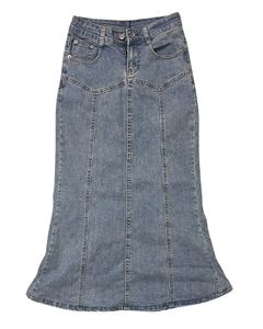 denim mermaid skirt🧜‍♀️