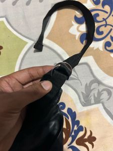 Prada Black Leather Bralette Top