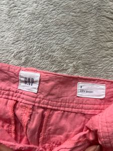 Chic Pink Eyelet Shorts