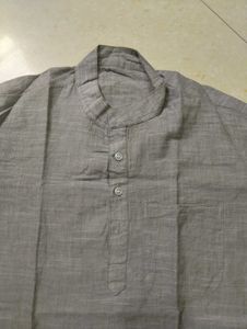 Men's Grey Kurta