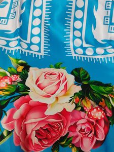 Xxl Size Korean Satin Fabric Long Cord Set He