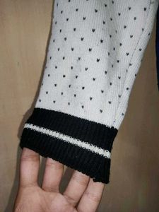 Boys Winter Sweater | Blue &amp; White | Full Sleeves