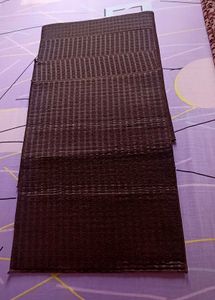 Set of 4 Dark Brown Textured Placemats