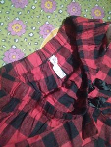 Red &amp; Black Plaid Sleep Shorts