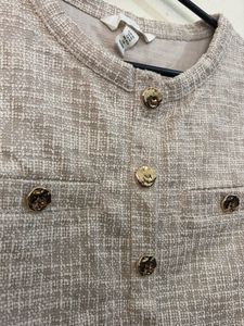 Chic Tweed Cropped cardigan Top