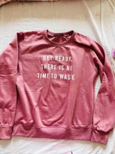 pink sweatshirt
